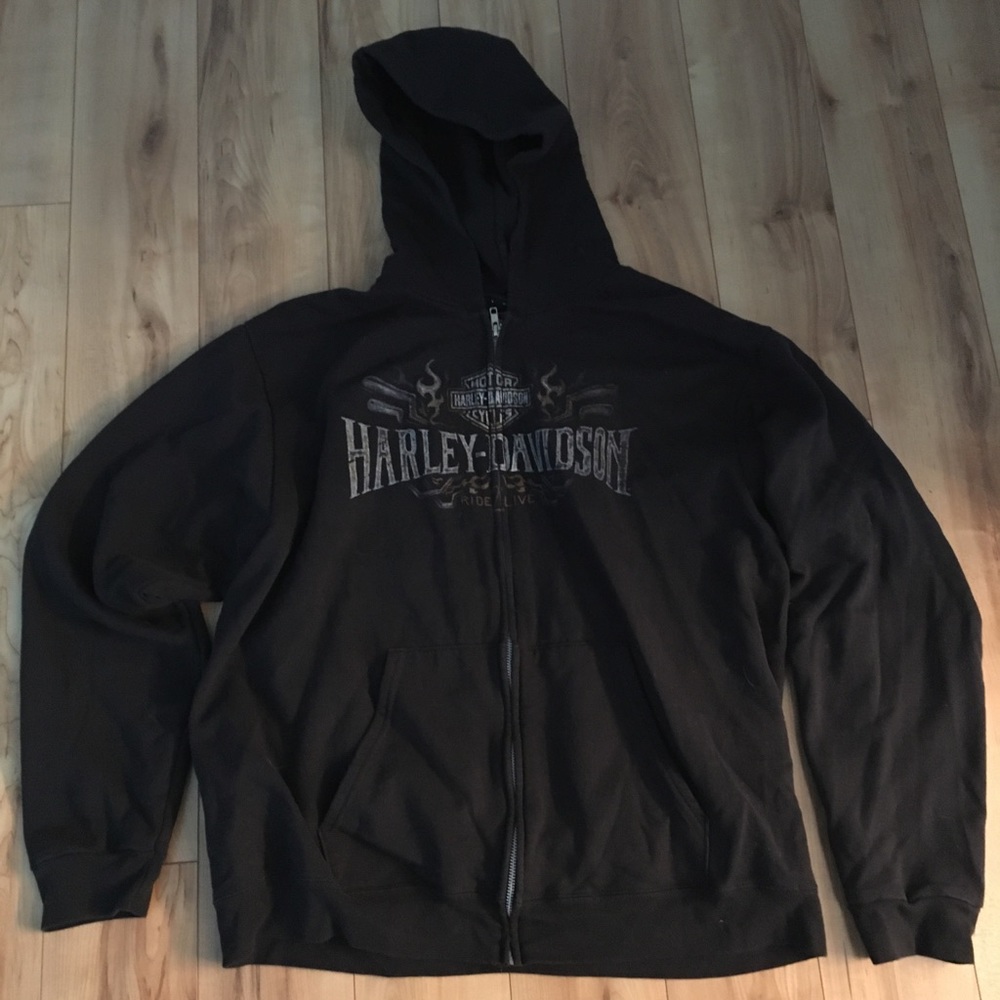Men’s Harley Davidson zip up sweatshirt